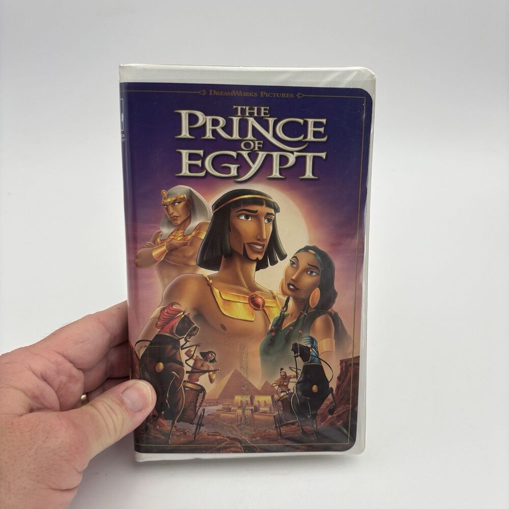 DreamWorks The Prince of Egypt VHS 1999 Animated Classic Clamshell Moses Rameses